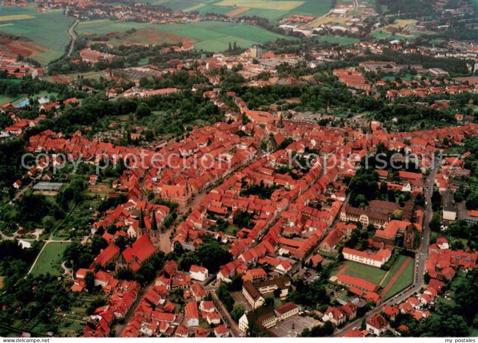 Duderstadt Niedersachsen Fliegeraufnahme