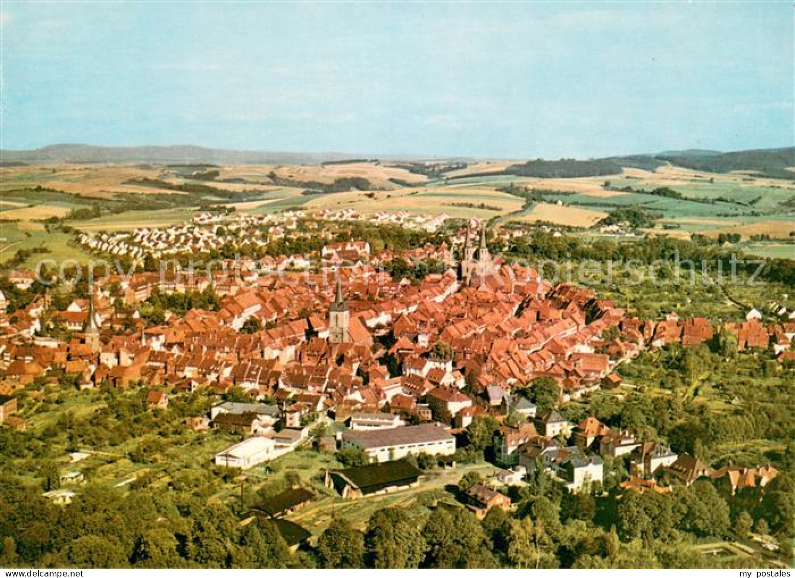 Duderstadt Niedersachsen Fliegeraufnahme