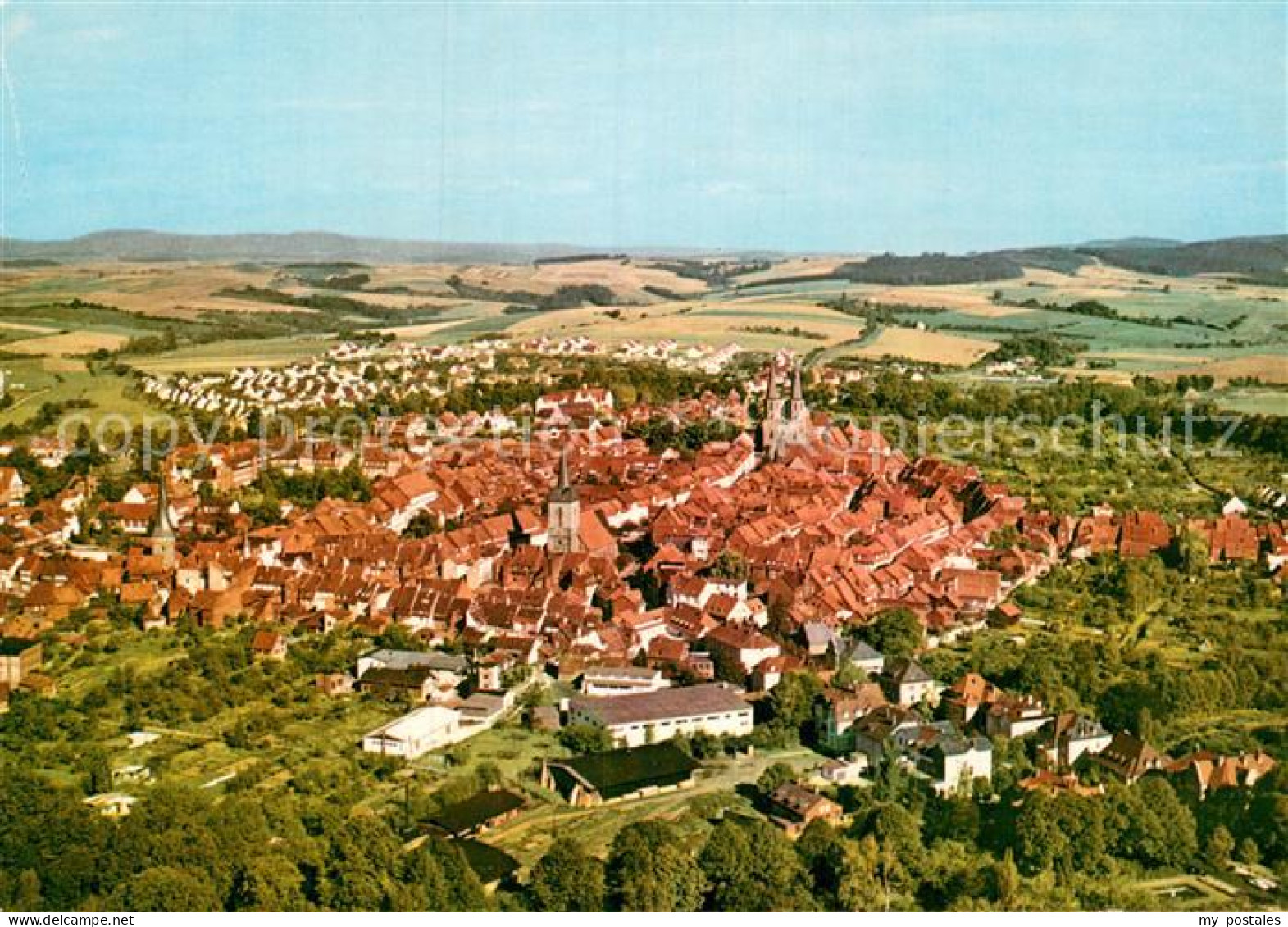 Duderstadt Niedersachsen Fliegeraufnahme