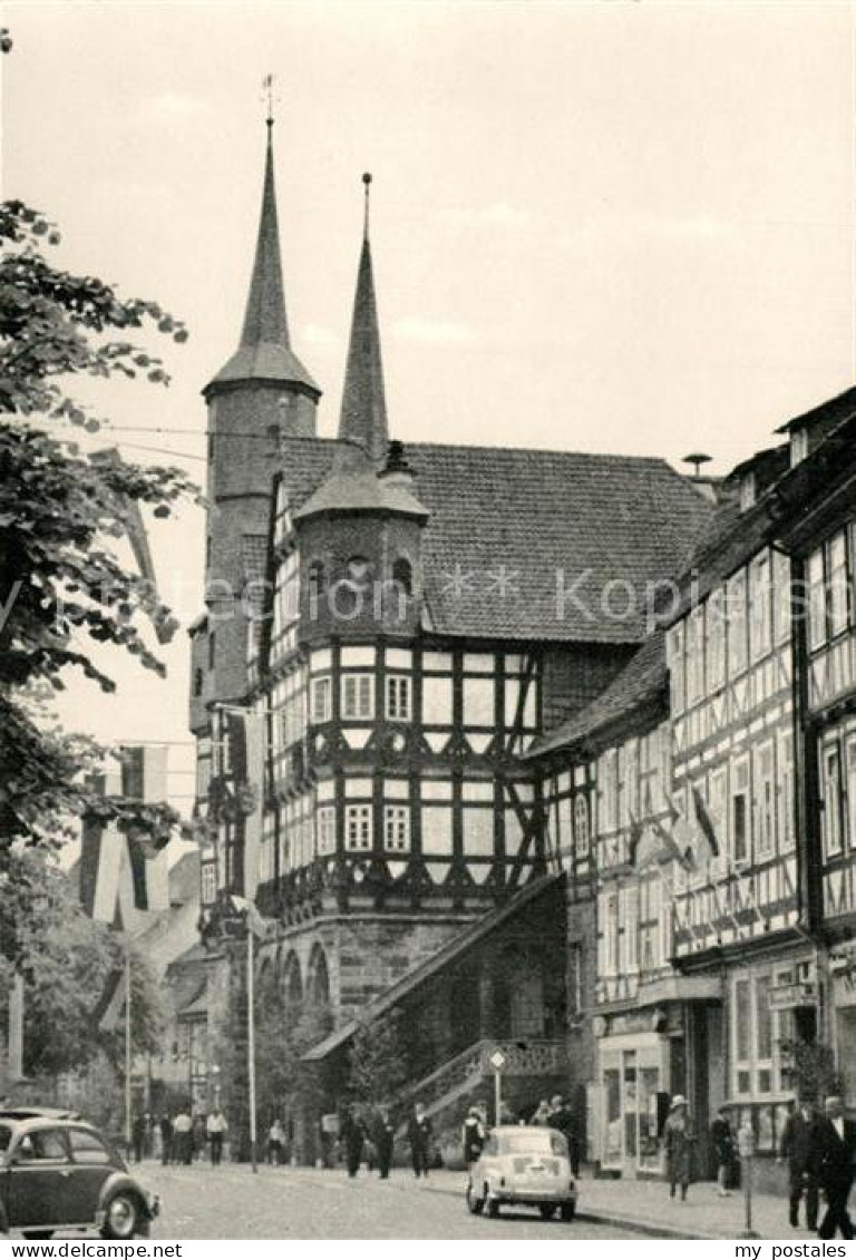 Duderstadt Niedersachsen Rathaus Mariesaeule