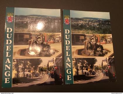 Luxembourg carte postale Dudelange x2 II