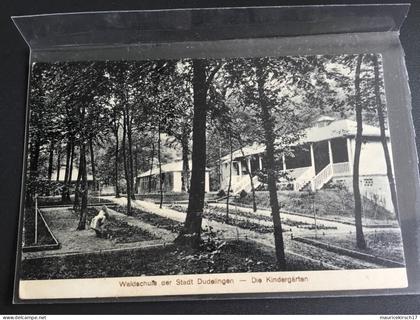 Luxembourg dudelange 1914 waldschule stempel rare