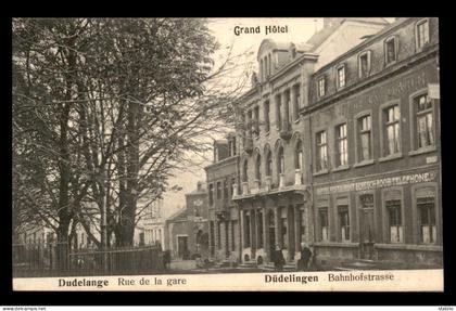 LUXEMBOURG - DUDELANGE - DUDELINGEN - GRAND HOTEL RUE DE LA GARE