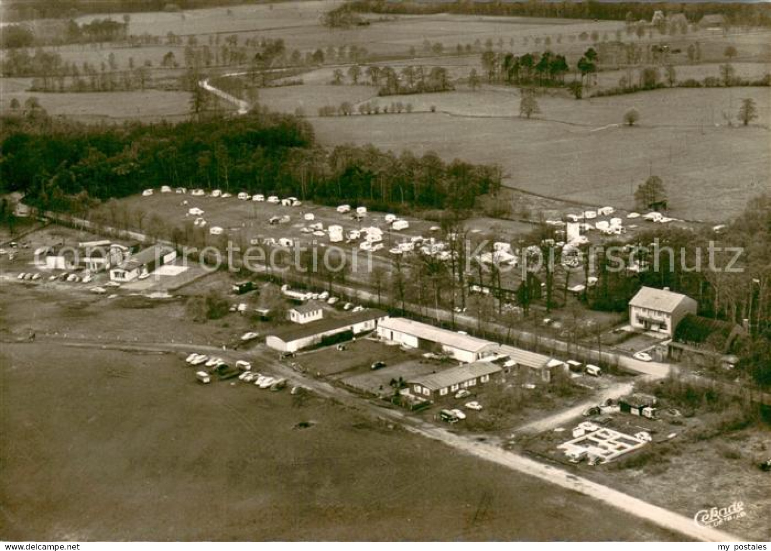 Duelmen Campingplatz Borkenberge Fliegeraufnahme