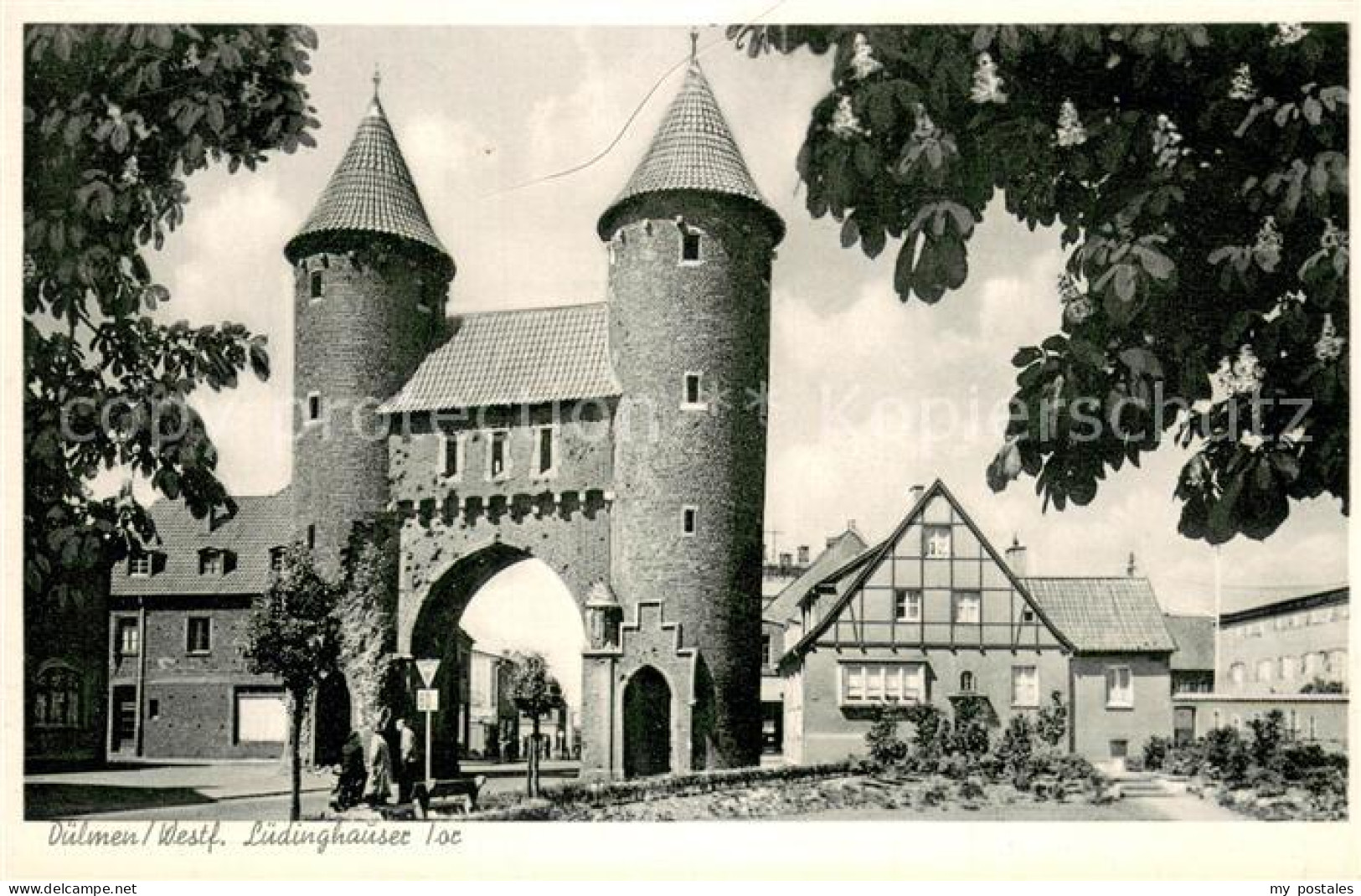 Duelmen Luedinghauser Tor Fachwerk