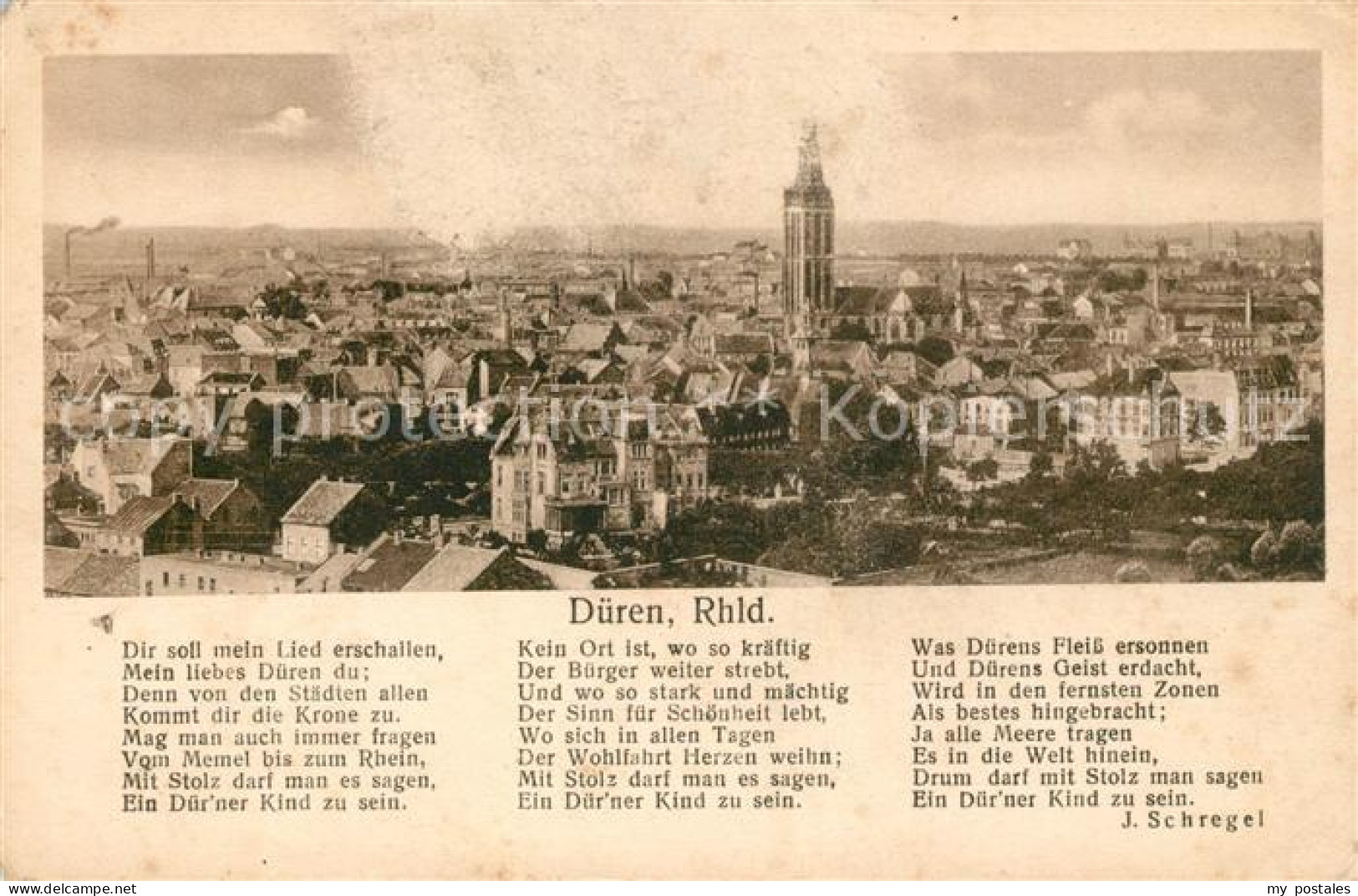 Dueren Rheinland Stadtblick