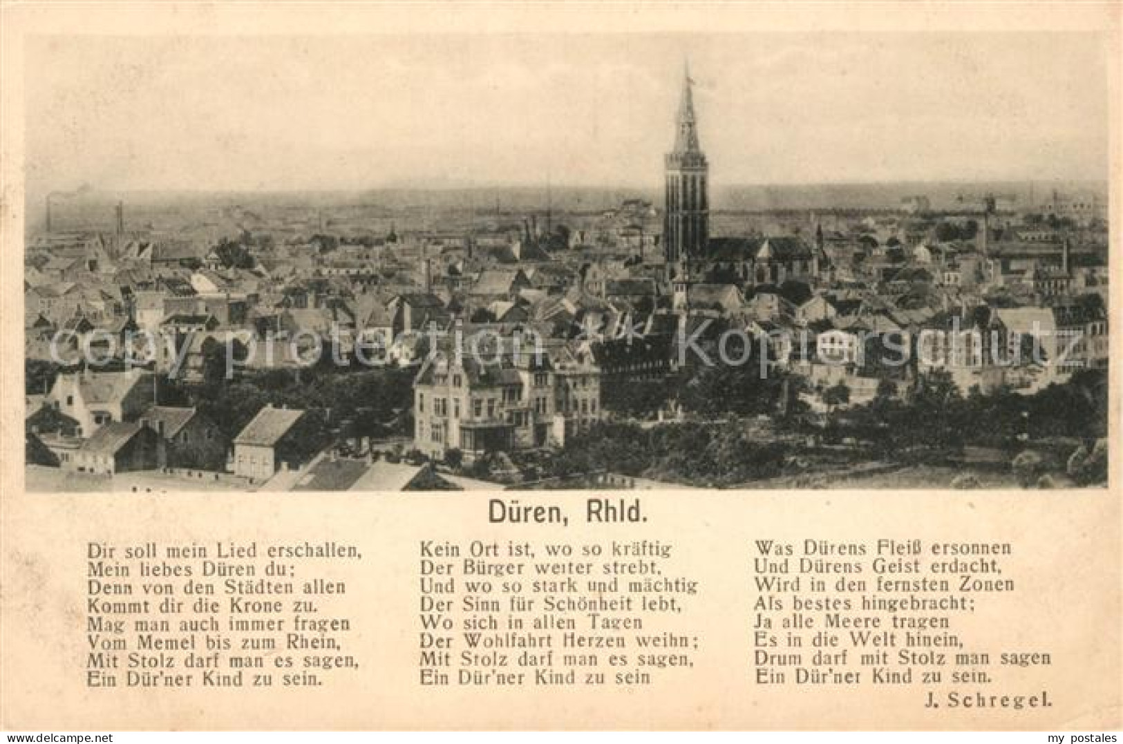 Dueren Rheinland Stadtblick