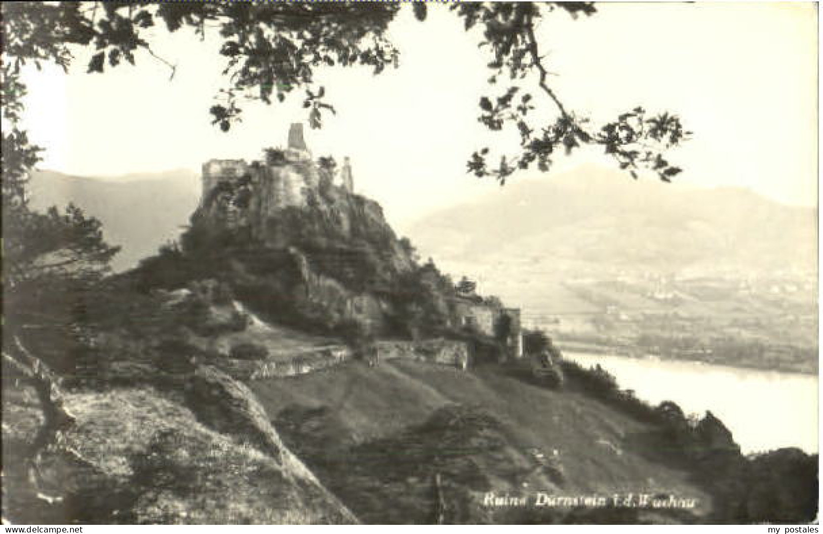 Duernstein Wachau Ruine Duernstein Wachau  x 1955