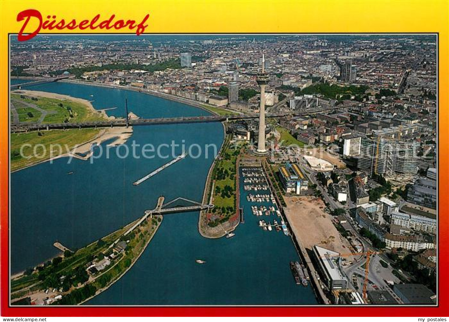 Duesseldorf Fliegeraufnahme