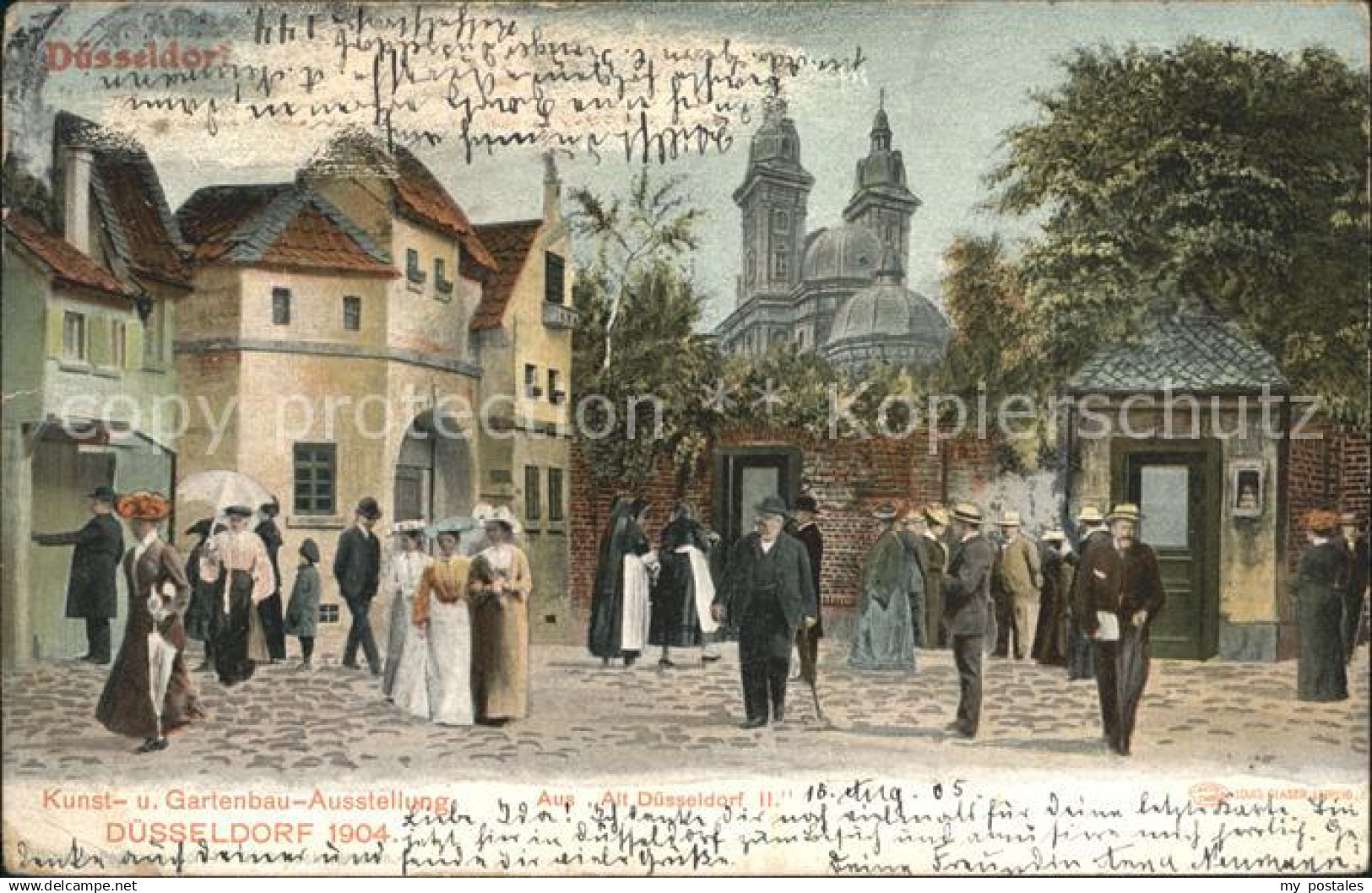 Duesseldorf Kunst und Gartenbau Ausstellung 1904 Alt Duesseldorf II