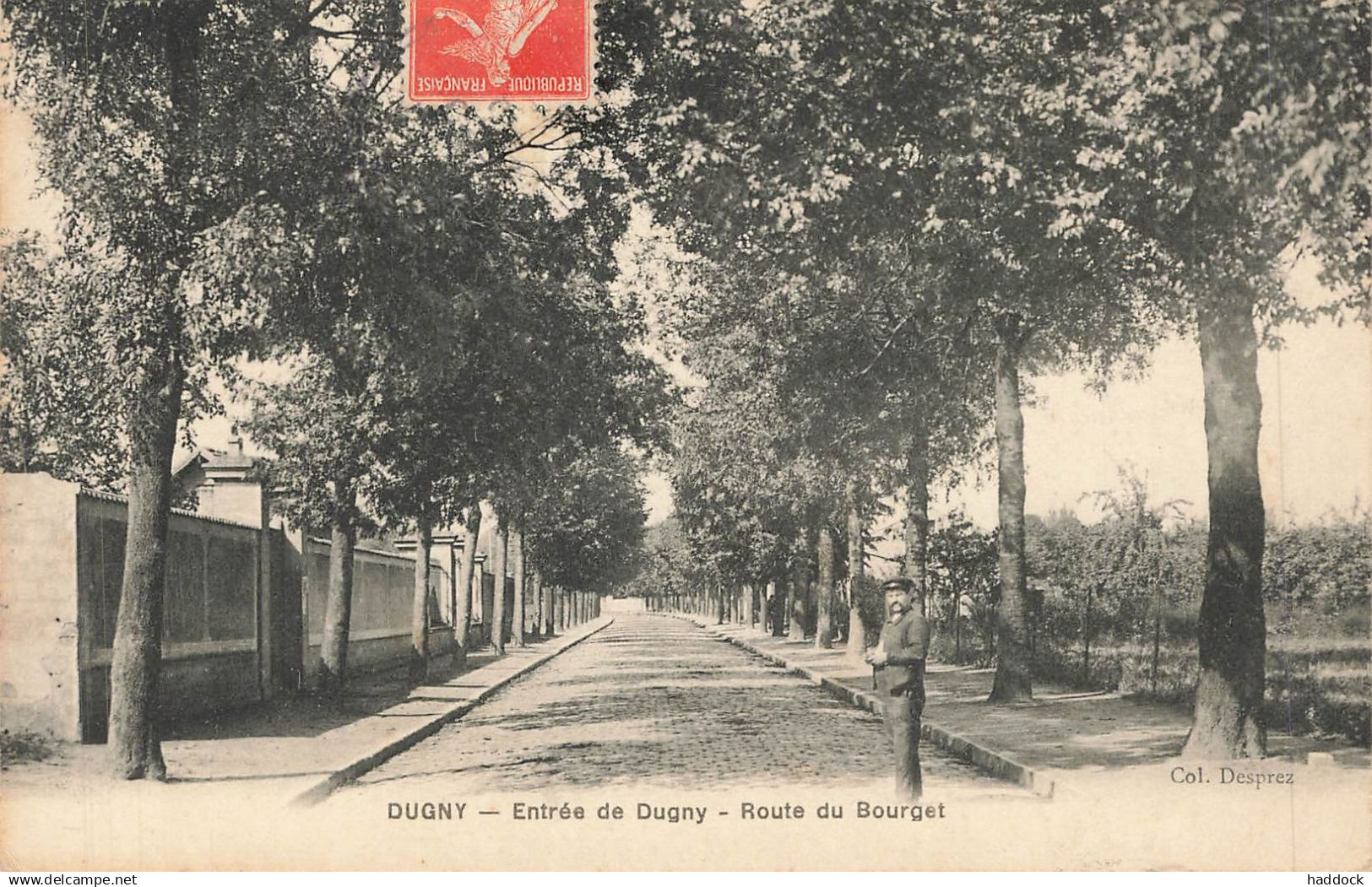 DUGNY : ENTREE DE DUGNY - ROUTE DU BOURGET