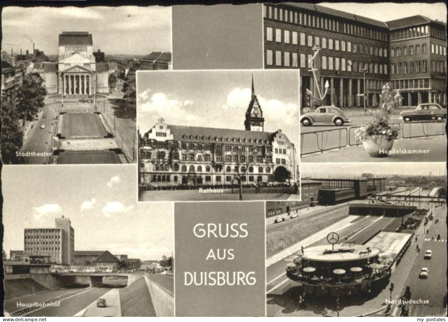 Duisburg Ruhr Duisburg Bahnhof Theater Handelskammer Rathaus