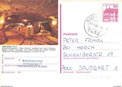 Aalen BW Besucherbergwerk Tiefer-Stollen Stollen Bergbahn Bergwerk Sulzburgstras