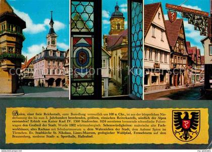 Aalen Rathaus Napoleonfenster Stadtkirche Hirschgasse