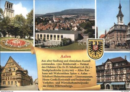 Aalen Stadtpfarrkirche Altes Rathaus mit Spion
