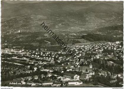 Achern - Luftaufnahme - Foto-AK Grossformat 60er Jahre - Verlag Kleber Achern
