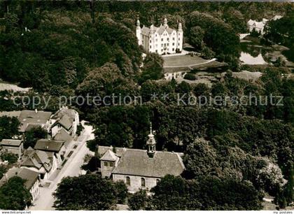 Ahrensburg Schloss und Kirche Fliegeraufnahme