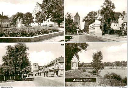 Aken Elbe Friedensplatz Burgstrasse Dessauer Strasse