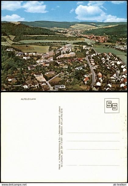 Ansichtskarte Alfeld (Leine) Luftbild von Alfeld/Leine 1985