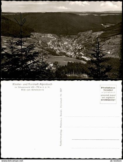 Ansichtskarte Alpirsbach Kloster- und Kurstadt Alpirsbach 1959
