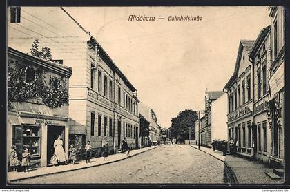 AK Altdöbern, Hotel-Restaurant von Emil Pachtmann in der Bahnhofstrasse