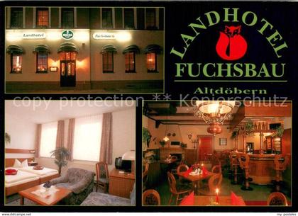 Altdoebern Landhotel Fuchsbau Zimmer Gaststube Bar