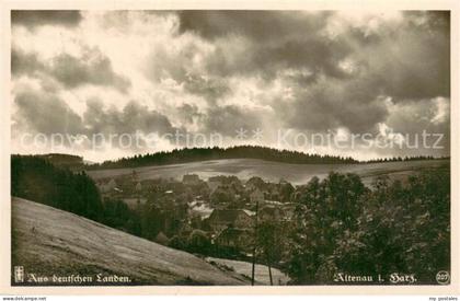 Altenau Harz Wetterwolken Gegenlichtstudie Serie Aus deutschen Landen