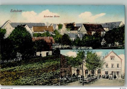 01728 O8213 Bannewitz 1913 - Eutschütz Gasthaus Eutschützer Mühle Garten... - 13554991