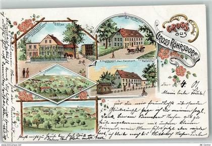 01900 O8501 Großröhrsdorf , OL 1901 Lithographie Oberdorf Unterdorf Gesc... - 13612672