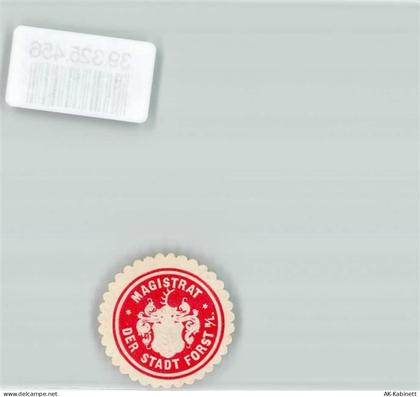 03149 O7570 Forst Lausitz Siegelmarke Magistrat der Stadt Forst Lausitz... - 39325456