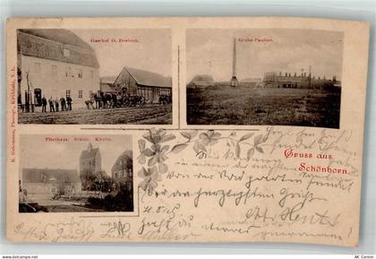 03253 O7971 Schönborn , NL 1901 - Grube Pauline Gasthaus Doebert Pfarrha... - 13666128