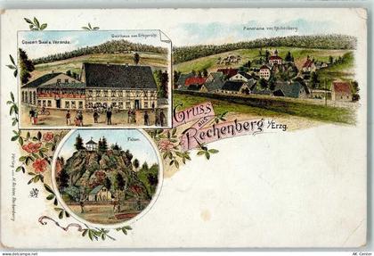 09623 O9213 Rechenberg-Bienenmühle Gebrauchsspuren Gasthaus zum Erbgeric... - 13414779