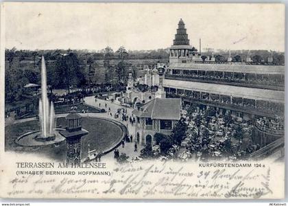 10115 W1000 Halensee Lithographie Kurfürstendamm 124 - 51543125