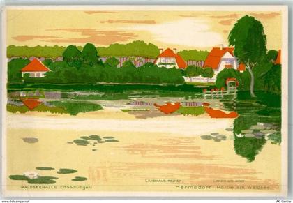 10115 W1000 Reinickendorf - Waldsee Seerose Waldseehalle Landhaus Reuter... - 13613987