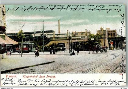 10115 W1000 Rixdorf 1905 - Ringbahnhof Berg-Straße Straßenbahn Kutsche... - 13642688