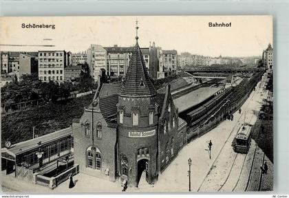 10115 W1000 Schöneberg 1915 - Bahnhof Straßenbahn - 13635821