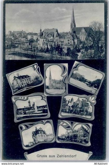 10115 W1000 Zehlendorf Lithographie Gruß aus Zehlendorf - 51588957