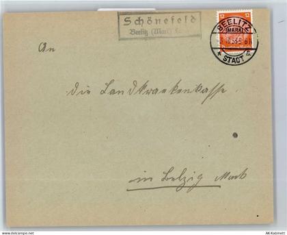 14547 O1501 Beelitz , Mark - Landpoststempel Schönefeld - 51315323