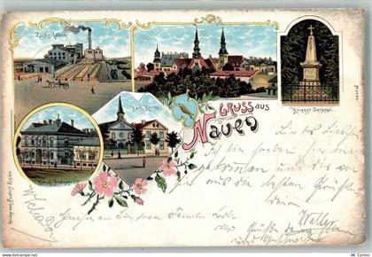 14641 O1550 Nauen , Havelland 1898 Lithographie Zuckerfabrik Kath. Kirch... - 13649969