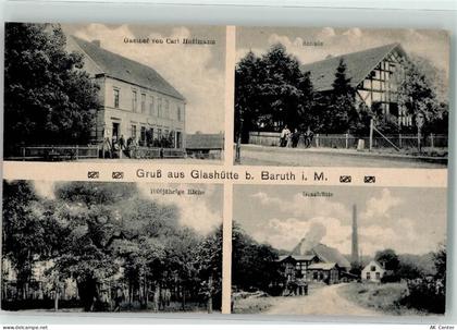 15837 O1631 Glashütte b Zossen b Berlin Foto AK Gasthaus Hoffmann 1000 j... - 13627514