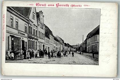 15837 O1632 Baruth , Mark 1900 - Dorfstrasse Geschäft Fuhrmann - 13665203