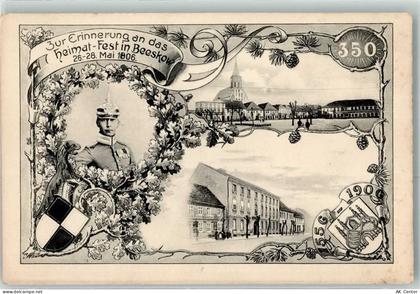 15848 O1230 Beeskow - Heimatfest Mai 1906 Soldat Uniform Orden Pickelhau... - 13612811