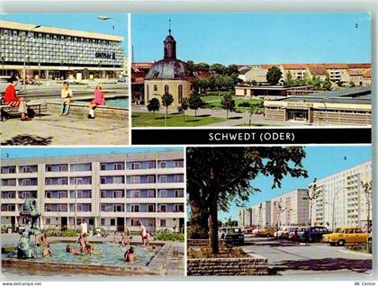 16303 O1330 Schwedt - Centrum Warenhaus Lenin Allee Wohnkomplex VI Brunn... - 10332557