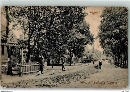 16515 O1407 Lehnitz Gebrauchsspuren Baumallee Bahnüberführung Bahnpostst... - 13261955
