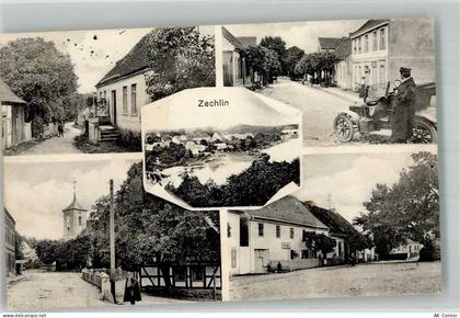 16818 O1950 Dorf Zechlin - Dorfstrassen Dorfkirche - 13662857