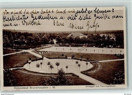 18225 O2565 Kühlungsborn , Ostseebad - Anlagen mit Tennisplätzen Brunsha... - 11014286