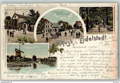 20095 W2000 Eidelstedt 1903 Lithographie W. Bissens Gasthaus H. Ramkes G... - 13619758