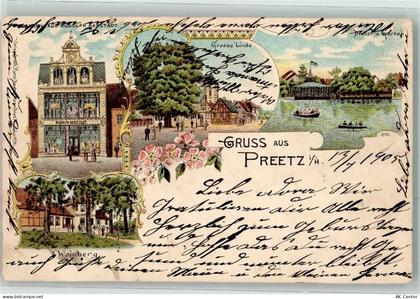 24211 W2308 Preetz , Holst 1905 Lithographie Warenhaus Rudolph Karstadt ... - 13621424