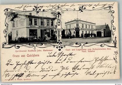 25693 W2224 Quickborn , Dithm 1906 - Kaufhaus Harkensee Gasthaus zum Hol... - 13662987