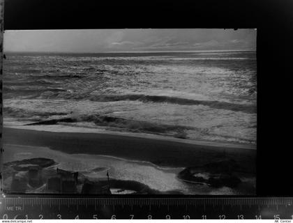 25992 W2285 Kampen Sylt GLASNEGATIV Wellen - 30039955